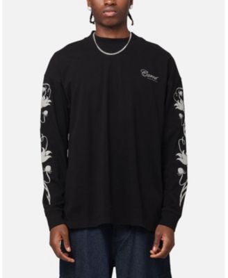 Men's Floral Oversized Long Sleeve T-Shirt