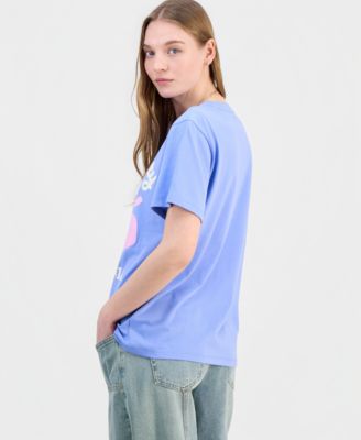 Juniors' Hello Kitty Hibiscus Flower Graphic T-Shirt 