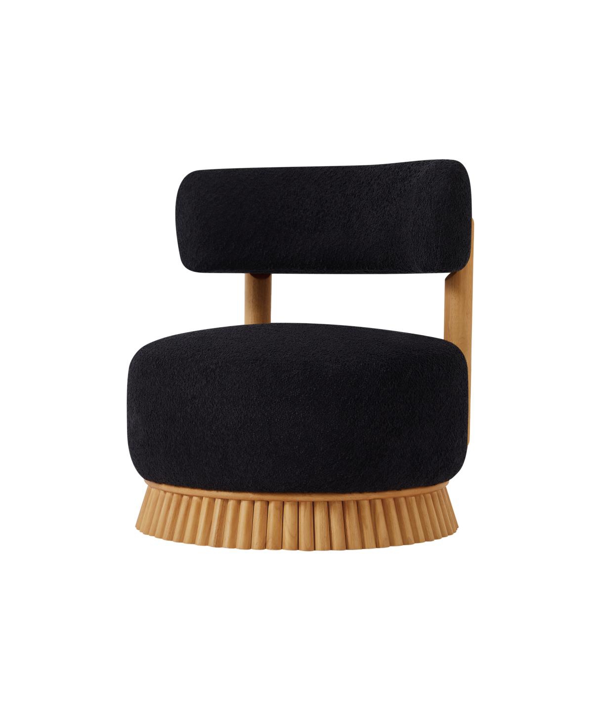 Streamdale Modern Farmhouse Armless Chair Set of 2, Wooden Base, Cozy Upholstered Chair