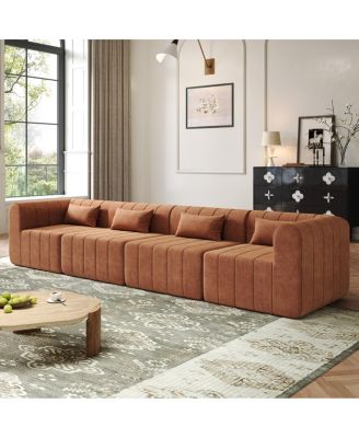 Polyester Modular Sectional Sofa with 4 Pieces