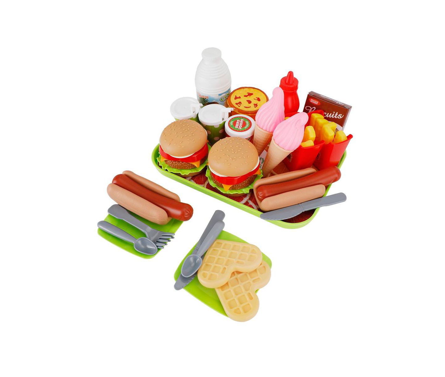 Детские игрушки Bruce & Shark Fast Food 30-Piece Play Set, от 3 лет — фото 3