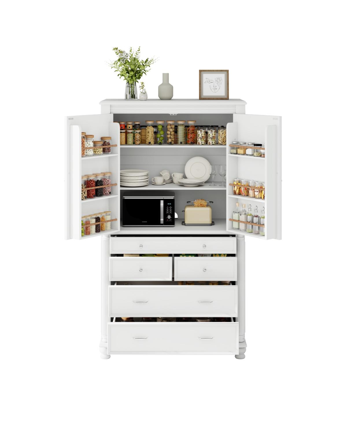 Streamdale Furniture Freestanding Large Kitchen Pantry