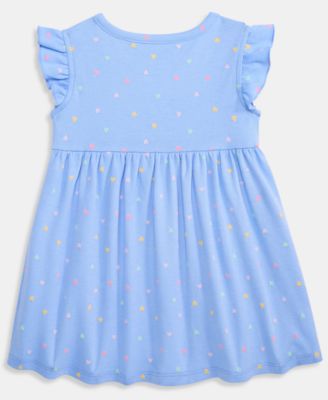 Baby Girls' Multi-Hearts-Print Dress