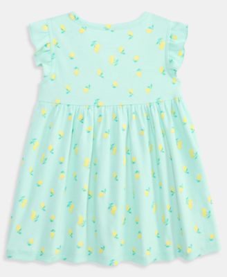 Baby Girls' Lemon Toss Printed Dress