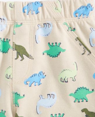 Toddler Boys' 2T-4T Mix and Match French Terry Dino Family Printed Shorts
