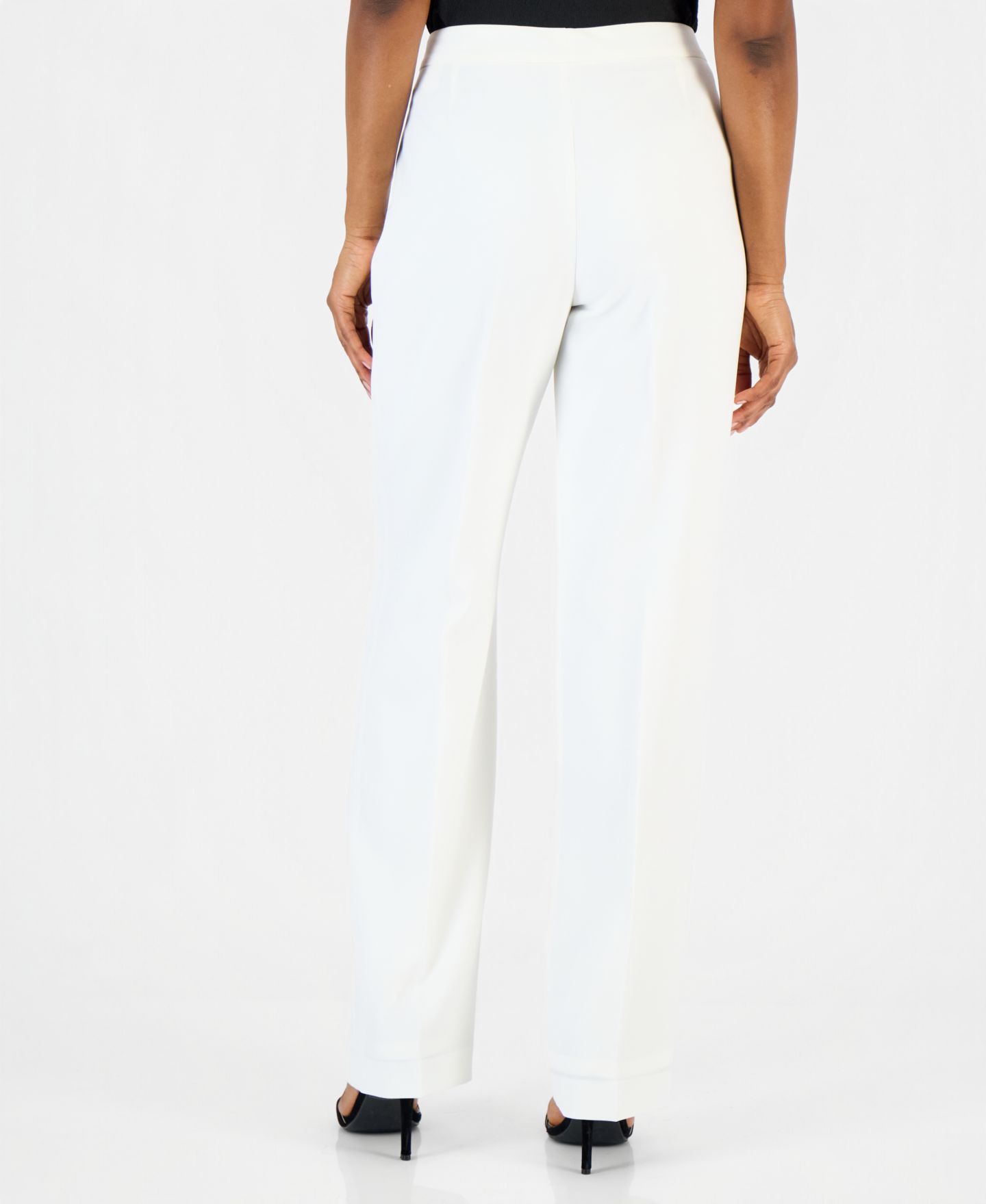 Женские брюки Kasper Kate Straight Leg Pant, цвет: Ванильный ледяной — фото 10