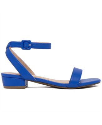 Women's Umpire Ankle Strap Block Heel Sandals