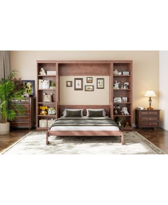 Murphy Bed with Desk and Bookshelf