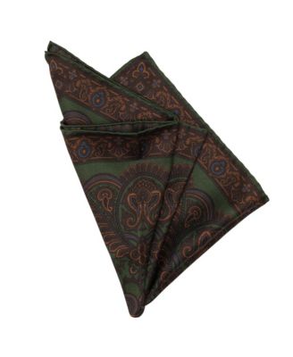 Men's Lario - Double Sided Silk Pocket Square for Men
