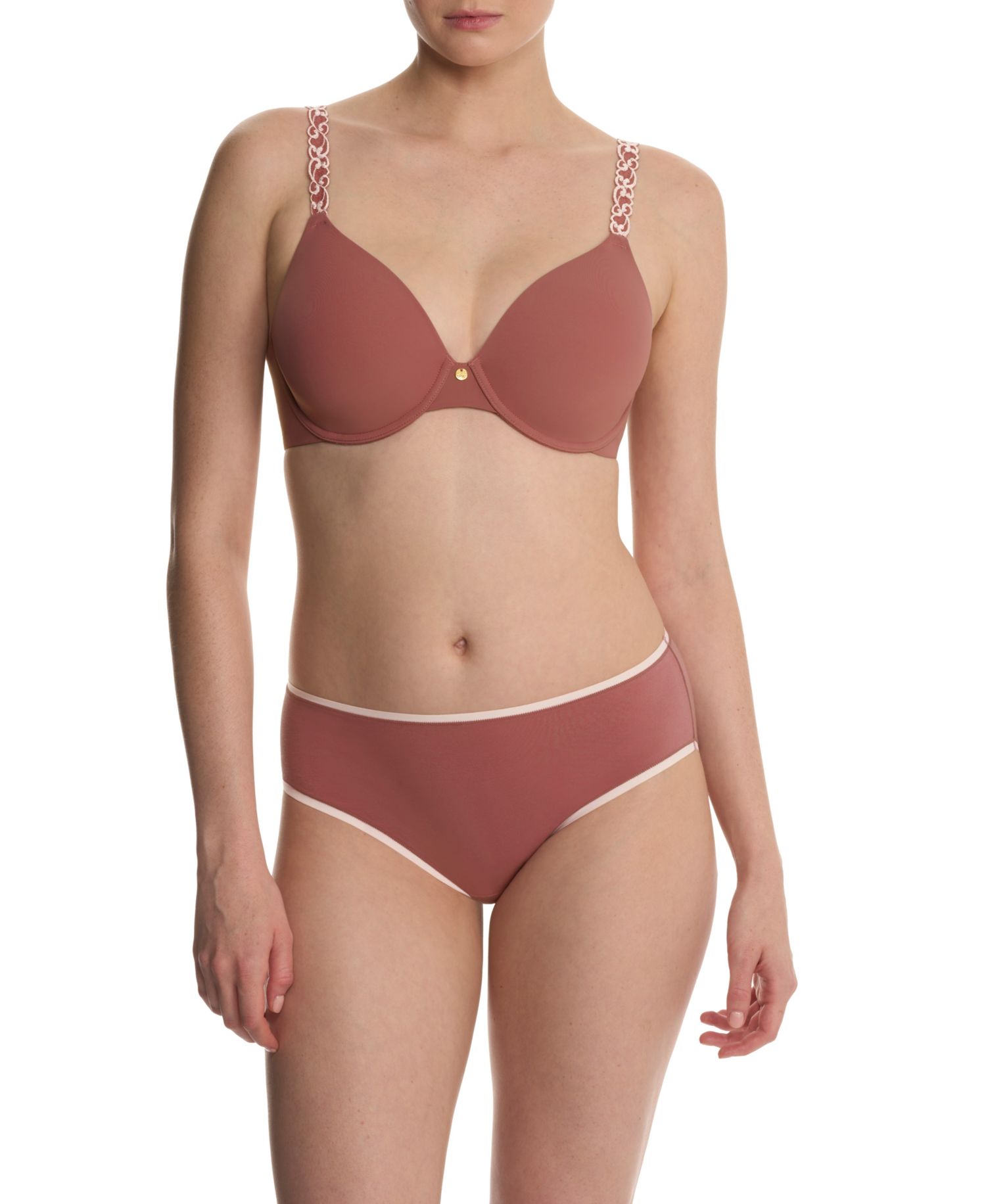 Women's Pure Luxe Custom Coverage Contour Underwire Bra 732080