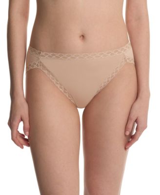 Women's Bliss Lace-Trim Cotton French-Cut Brief Underwear 152058