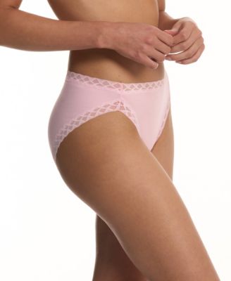 Women's Bliss Lace-Trim Cotton French-Cut Brief Underwear 152058