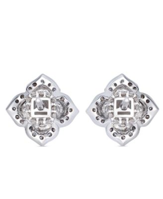 Chocolate Diamond (1/4 ct. t.w.) & Nude Diamond (1/4 ct. t.w.) Earrings in 14k Vanilla Gold