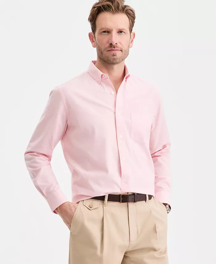 Men's Solid Stretch Oxford Cotton Shirt - thumbnail 10