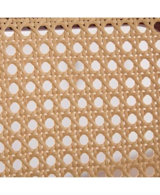 Set of 3, 26" Counter Height Bar Stools - Cane Rattan, Swivel