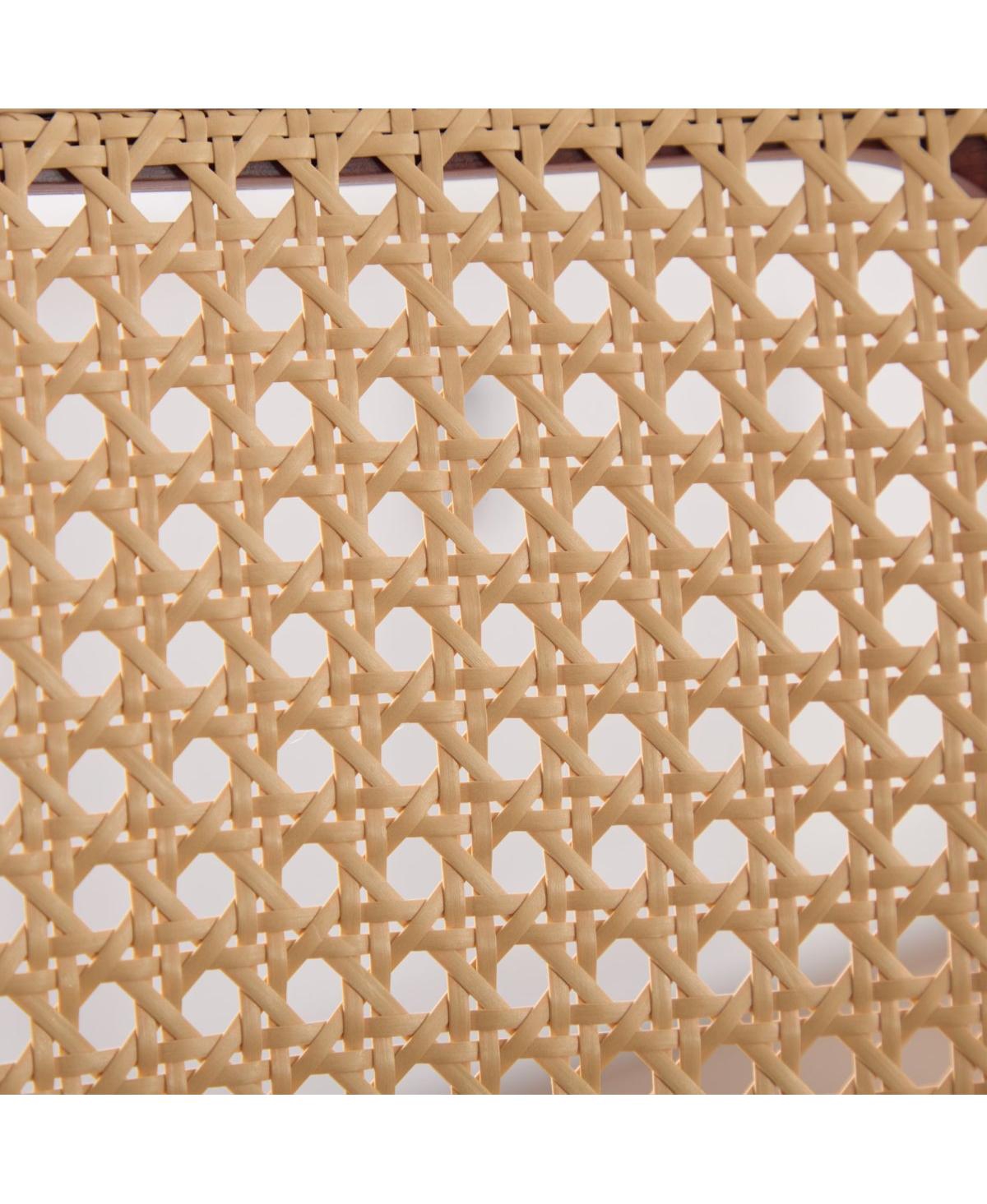 Streamdale Furniture Set of 3, 26" Counter Height Bar Stools - Cane Rattan, Swivel