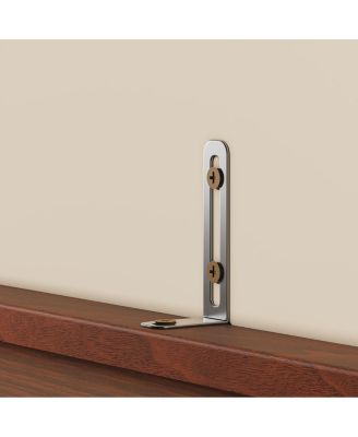 72" Modern Fluted Wood Kitchen Pantry Cabinet with 6 Shelves