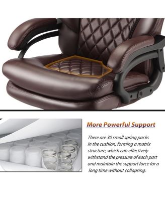 500lbs Big and Tall Office Chair for Heavy People Executive Computer Desk Chair