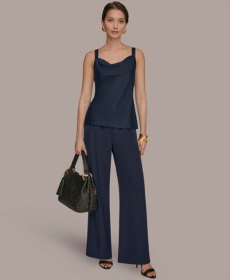 Women's Cowl Neck Strappy Cami Top