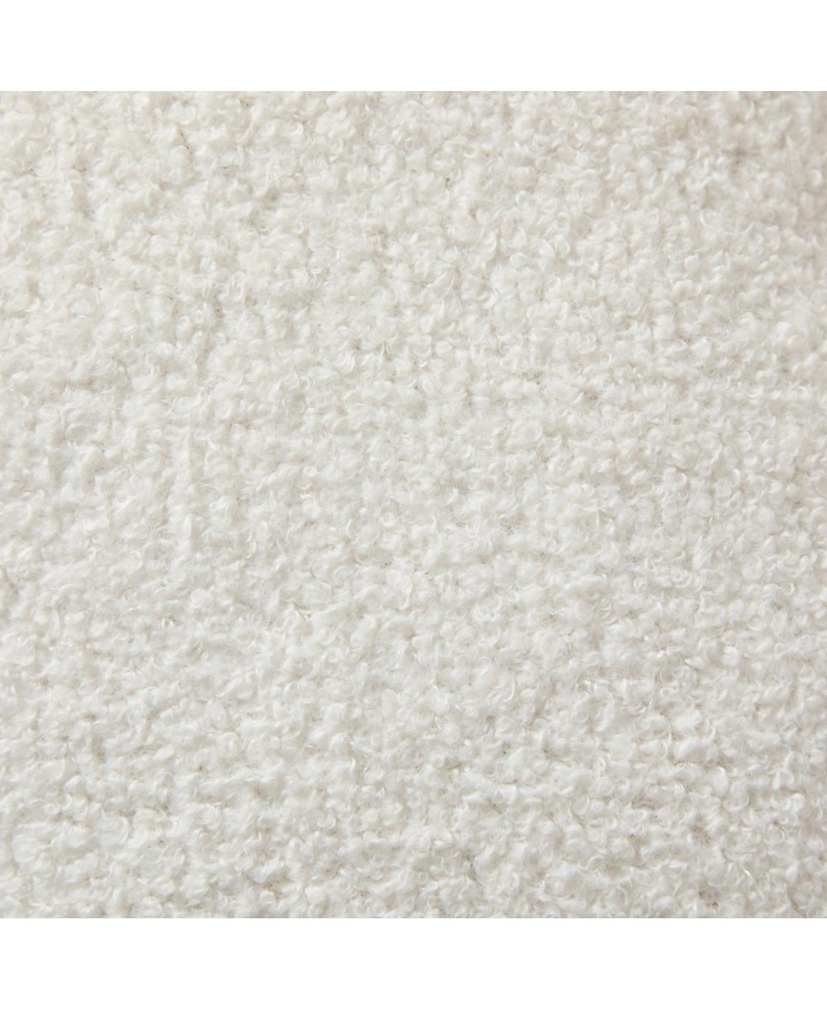 Streamdale Furniture Meditation Chair Plus, Teddy Fleece Double-Layer Padding Rolling Chair