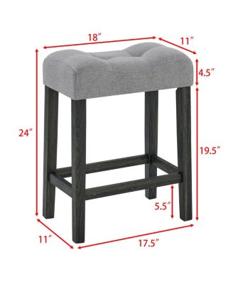 59" Bar Table Set with 3 Stools & Power Outlet