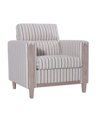 1-Seater Sofa with Solid Wood Legs, High-Resilience Foam & PP Cotton Backrest, Quick 20-Min Assembly, 220lb Capacity Living Room Accent Chair