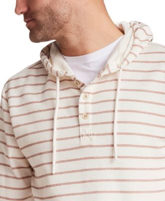 Men's Long-Sleeve Mixy Quarter Button Hoodie