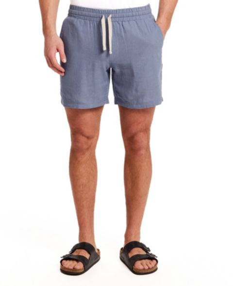 Мужские шорты Weatherproof Vintage Regular-Fit 7" Linen, цвет: Синий