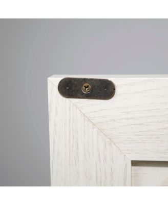 Storage sideboard cabinet with 2 mirrored doors & adjustable shelf