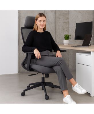 High Back Mesh Office Chair:8322H-BK