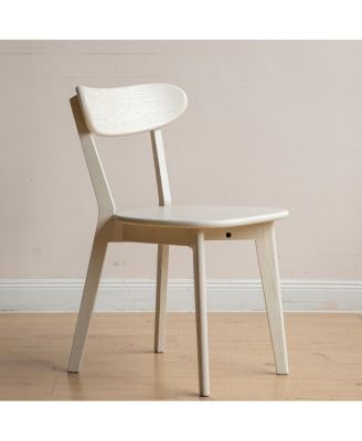  Solid Oak Dining Chair - Made in North America (47.5  55.5  78cm)