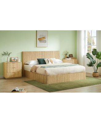 King Size Lift Up Storage Bed Frame with Hydraulic Storage