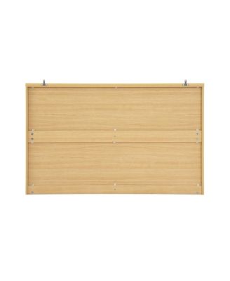 6 Drawer Storage Cabinet, Wood Dresser Clothes Organizer with Wavy Panel