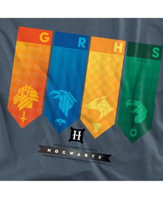 Men's Hogwarts House Color Banners T Shirt