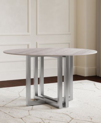 30" Emila Round Sintered Stone Dining Table, Created for Macy's 