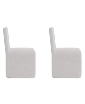 Emila 2-Pc. Fabric Upholstered Dining Chair Set