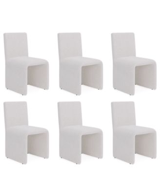 Emila 6-Pc. Fabric Upholstered Dining Chair Set