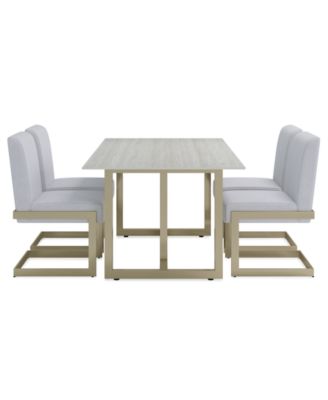Emila 5-Pc. Dining Set (Rectangular Table & 4 Chairs), Created for Macy's