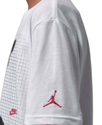 Boys' 8-20 Jumpman Grid Blur Crewneck T-Shirt