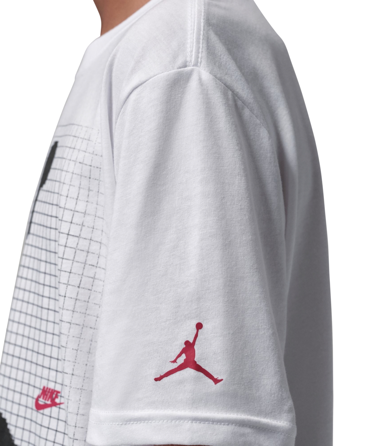 Jordan Boys' 8-20 Jumpman Grid Blur Crewneck T-Shirt