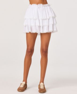 Women's Genever Tiered Mini Skirt