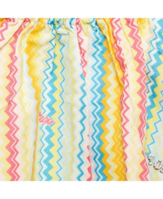 Women's Multicolor Zig Zag Print Cotton