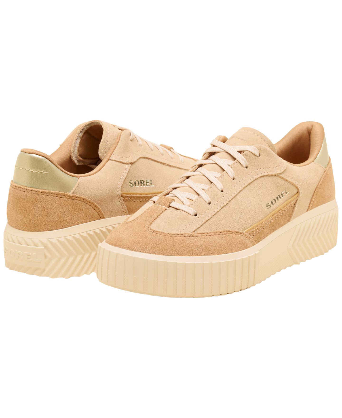 Женские кроссовки Sorel Ona Ave T-Toe Lace-Up, цвет: Светло-бежевый — фото 7