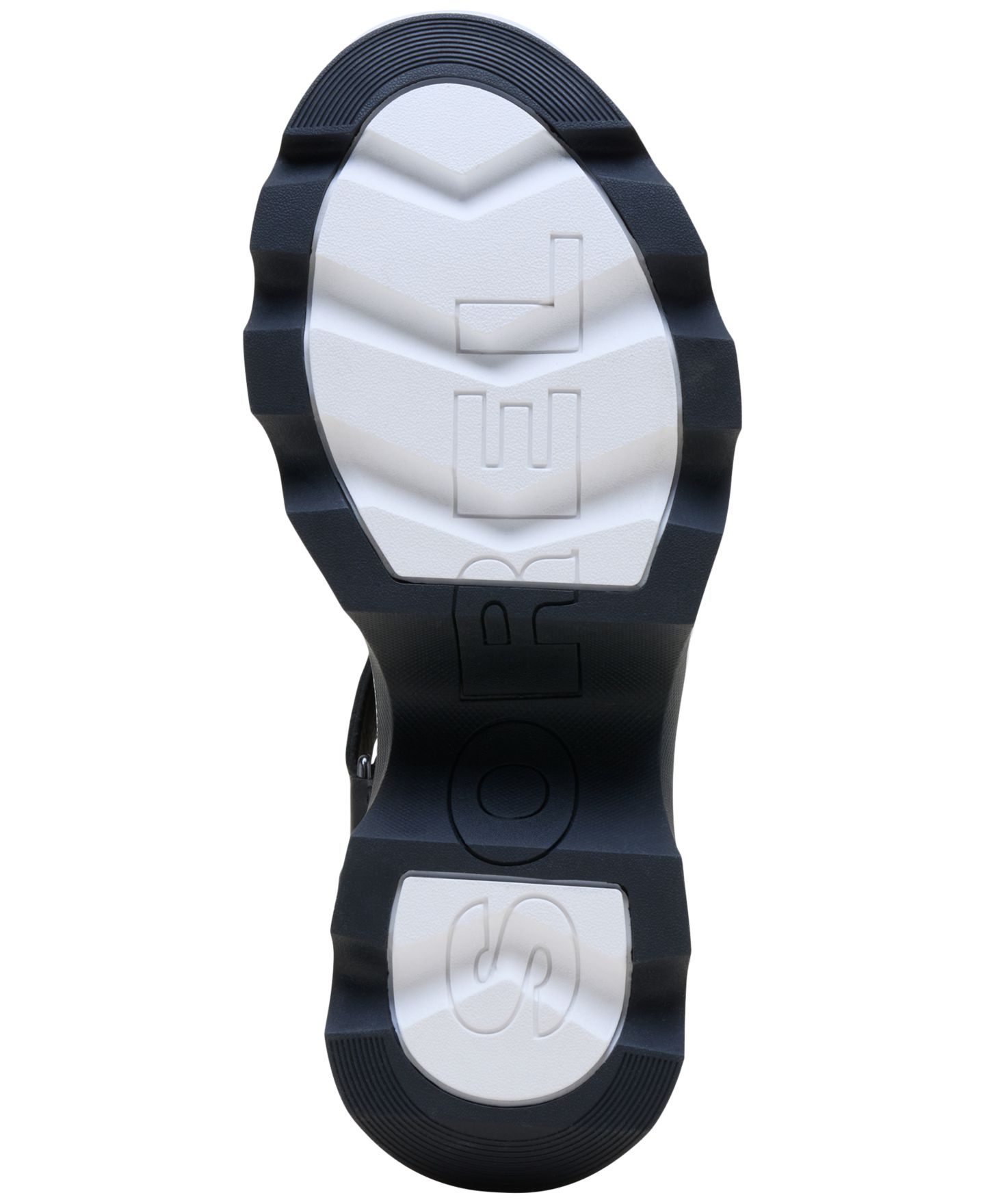 Женские сандалии Sorel Kinetic Aura Y-Strap, цвет: Чёрный / Морская соль — фото 4