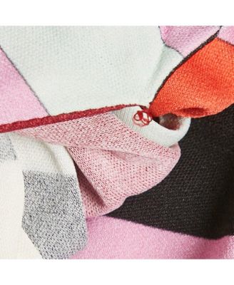 Women's Multicolor Print Jersey High Neck Top