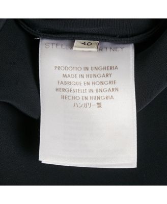 Women's Navy Blue Crepe Flared Sleeve Blouse