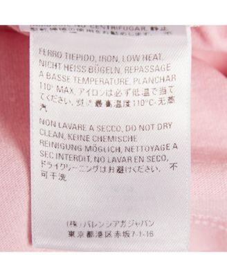 Women's Pink Logo Print Cotton Oversized T-Shirt