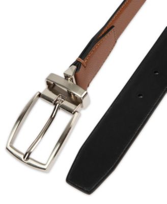 Men's Luxury 2-In-1 Reversible Pebbled Leather Belt