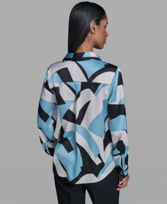 Women's Collared Button-Down Top