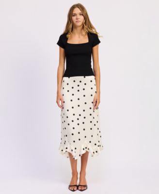 Women's Abigail Midi Slip Skirt